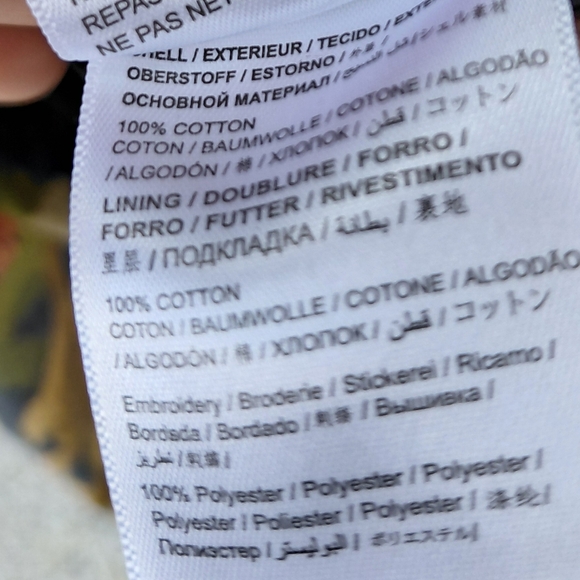 Farm Rio Embroidered Cutout / Strapless Ruffle Dress. - Picture 10 of 10